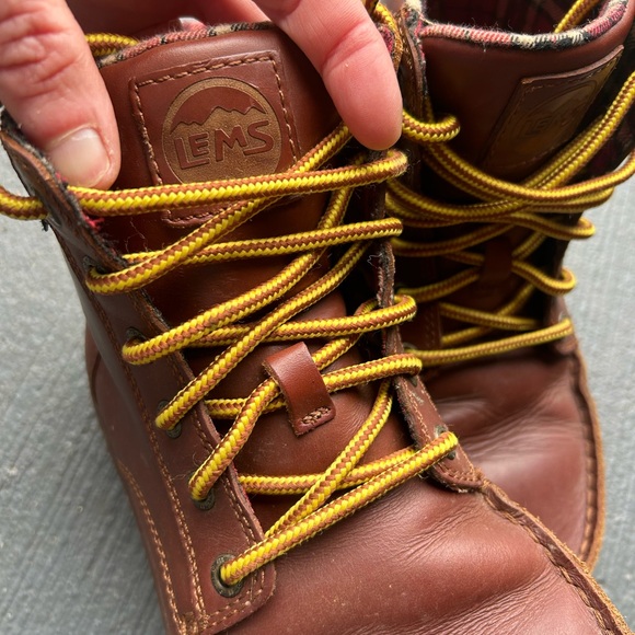 LEMS Brown Boulder Boots Grip 7.5 - Picture 4 of 11